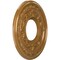 Ekena Millwork Baltimore PVC Medallion (Canopies up to 4 1/4"), 10"OD x 3 1/2"ID x 3/4"P, Metallic Vintage Gold CMP10BADVG - alternate 5